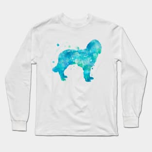 English Cocker Spaniel Watercolor Painting Long Sleeve T-Shirt